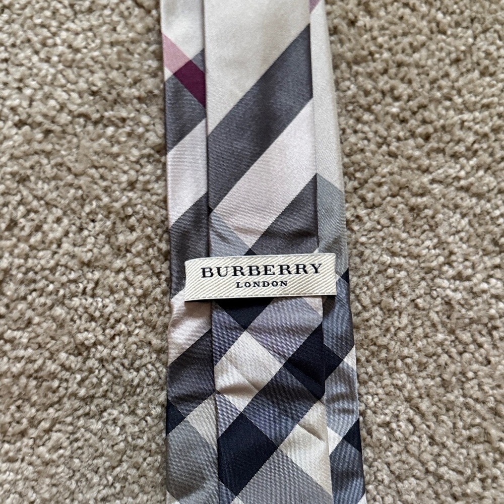 Burberry London Men's Multicolor Plaid Tie